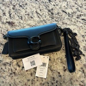 Coach Polished Pebble Tabby Crossbody/Wristlet